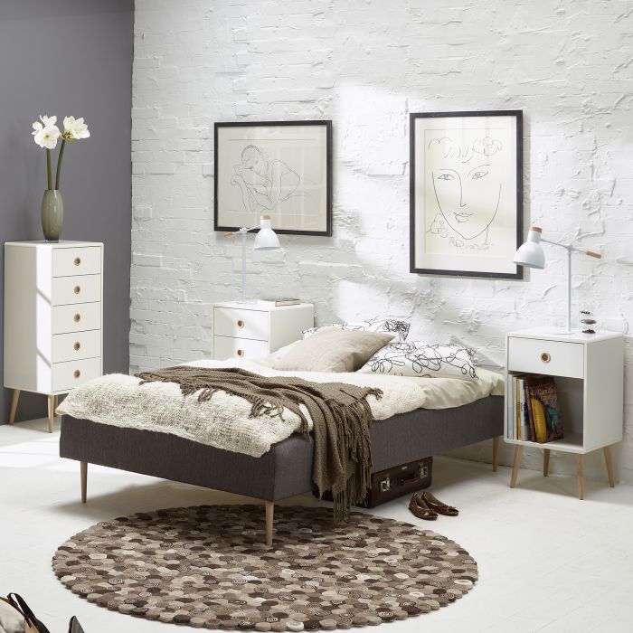 Softline 1 Drawer Bedside - NIXO Furniture.com