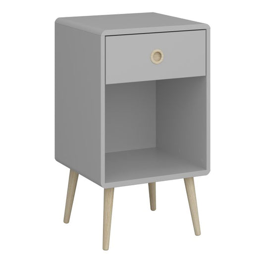 Softline 1 Drawer Bedside - NIXO Furniture.com