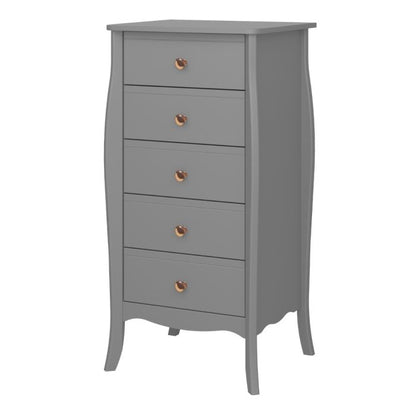 Baroque 5 Drawer Narrow - NIXO Furniture.com