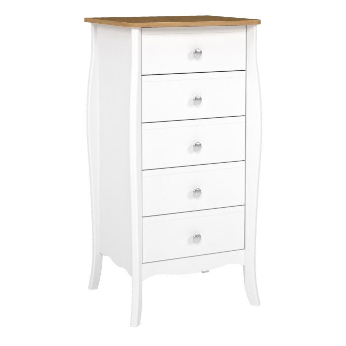 Baroque 5 Drawer Narrow - NIXO Furniture.com