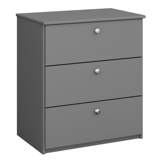 Memphis Dresser 3 Drawers in Folkestone Grey - NIXO Furniture.com