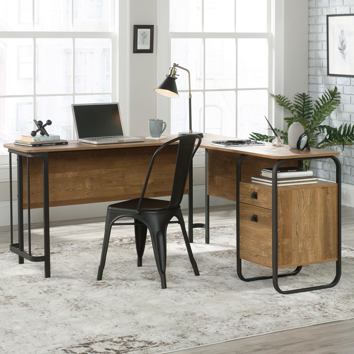 Stationmaster L-shaped Desk - NIXO Furniture.com