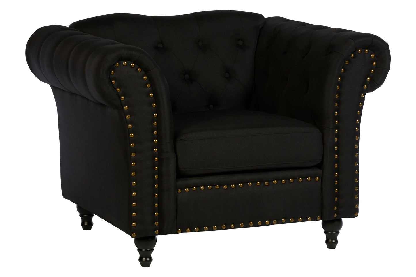 Fable Upholstered Chesterfield Chair - NIXO Furniture.com