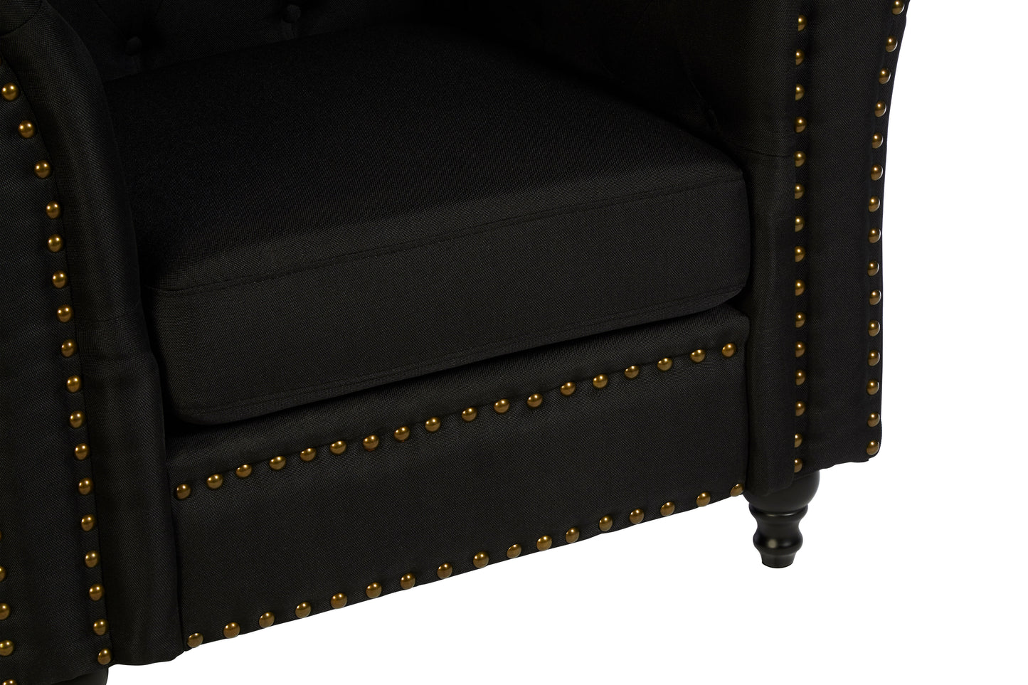 Fable Upholstered Chesterfield Chair - NIXO Furniture.com