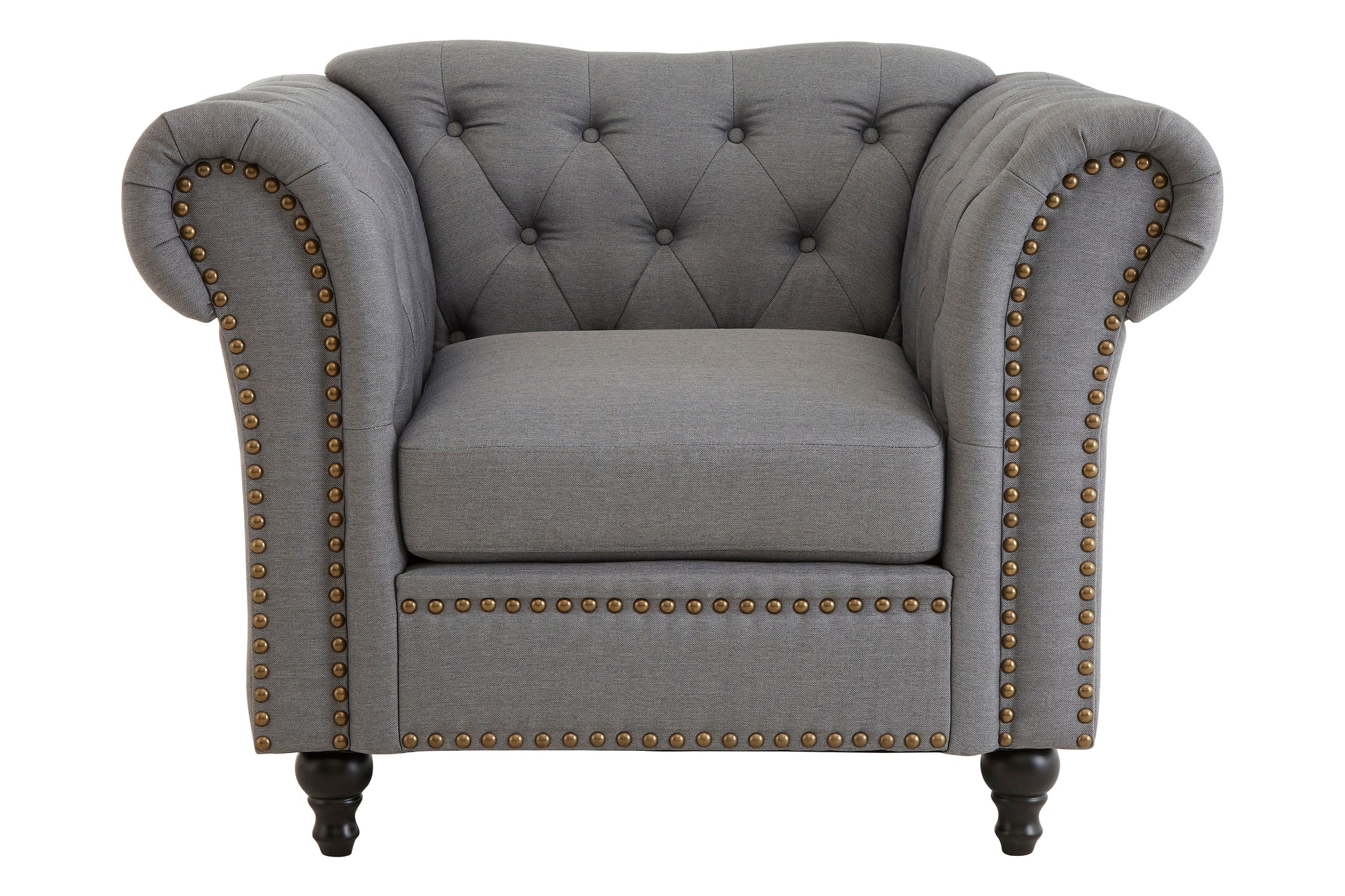 Fable Upholstered Chesterfield Chair - NIXO Furniture.com