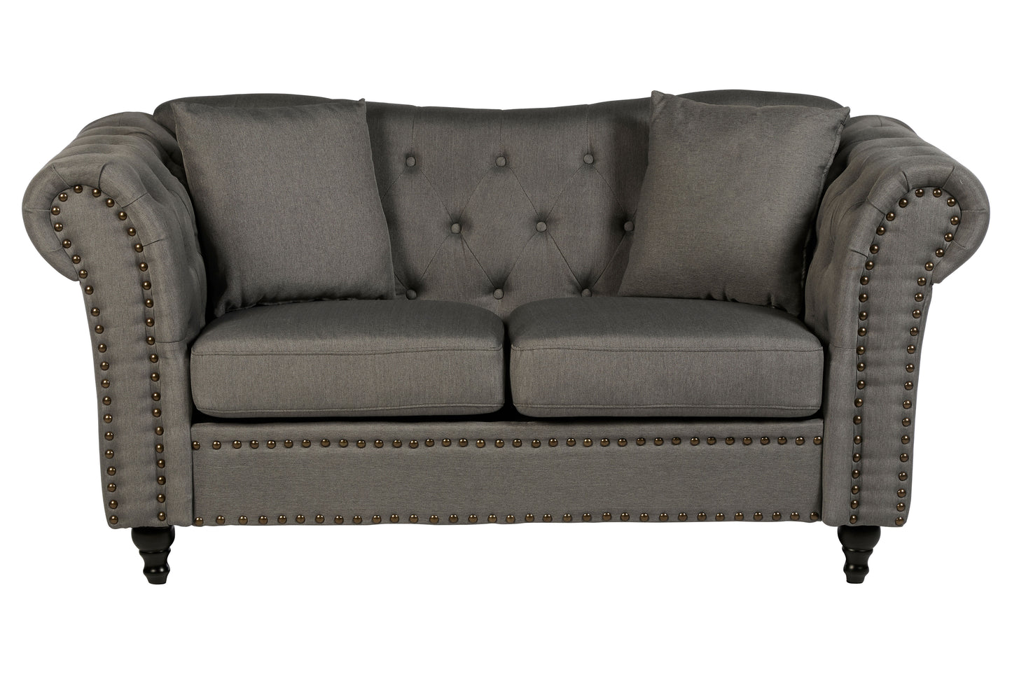 Fable Upholstered 2 Seat Chesterfield Sofa - NIXO Furniture.com