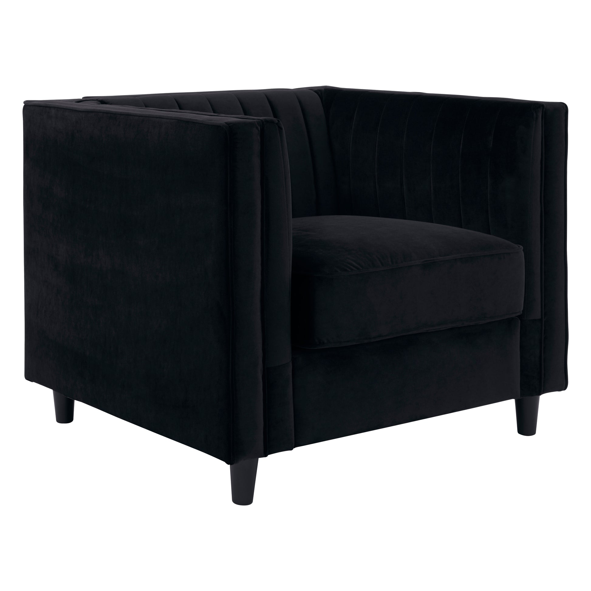 Farah Upholstered Velvet Chair - NIXO Furniture.com