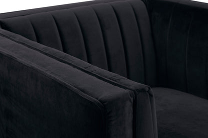 Farah Upholstered Velvet Chair - NIXO Furniture.com