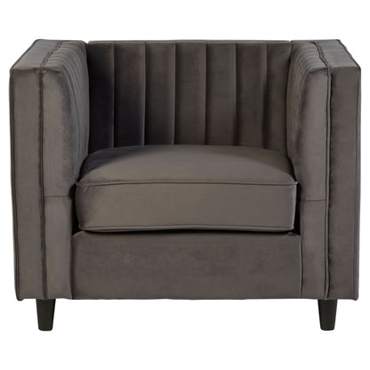 Farah Upholstered Velvet Chair - NIXO Furniture.com