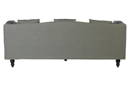 Feya Upholstered Three Seater Grey Fabric Sofa - NIXO Furniture.com