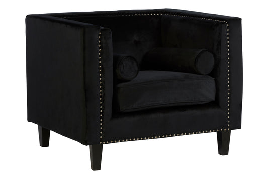 Felisa Upholstered Velvet Chair - NIXO Furniture.com