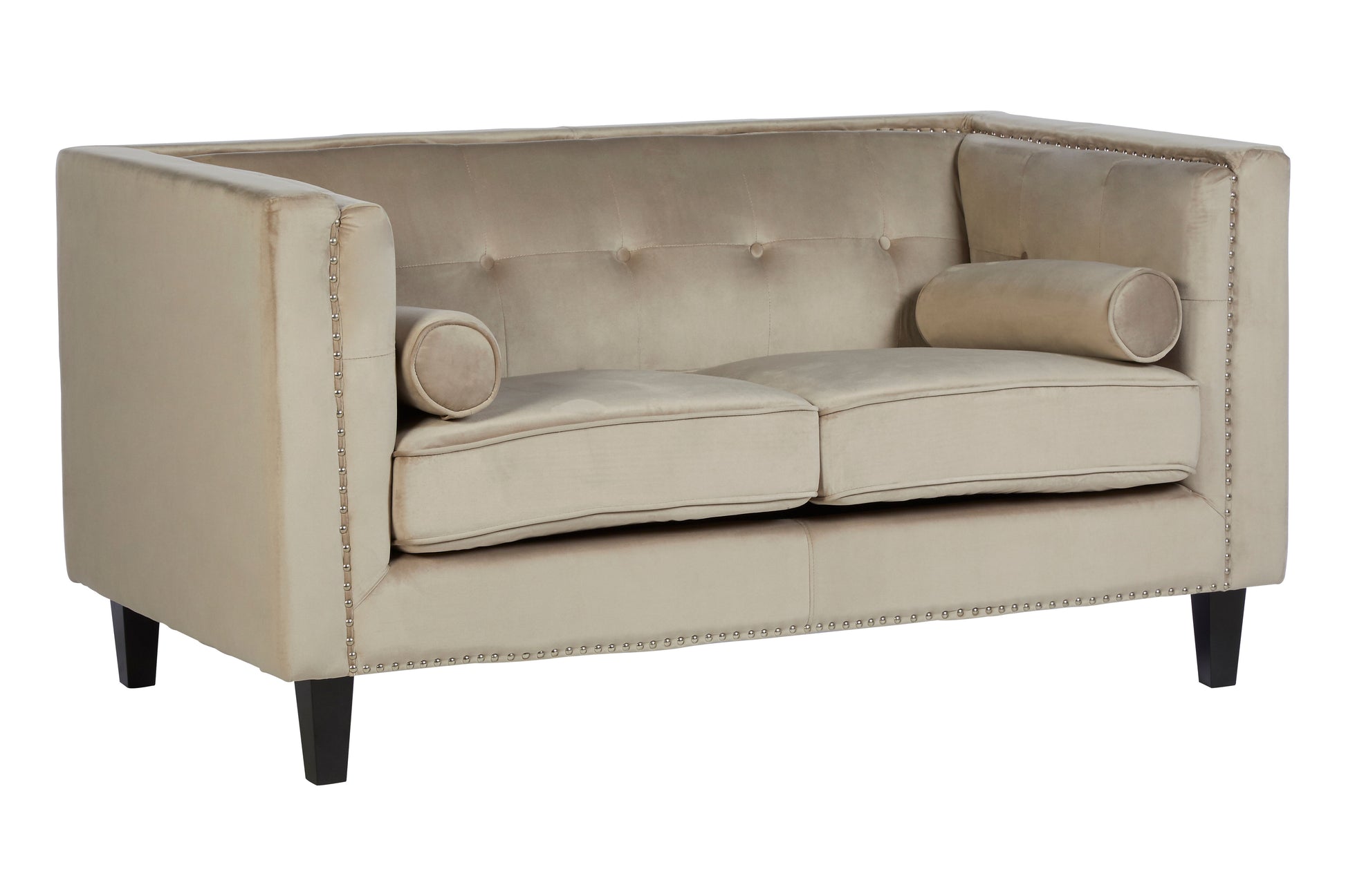 Felisa Upholstered Two Seater Velvet Sofa - NIXO Furniture.com