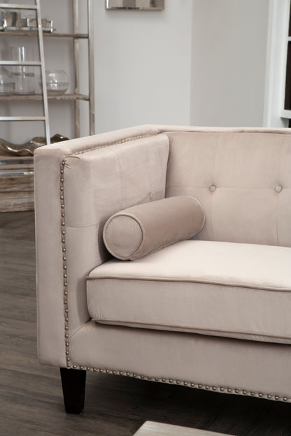 Felisa Upholstered Two Seater Velvet Sofa - NIXO Furniture.com