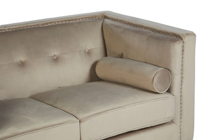 Felisa Upholstered Two Seater Velvet Sofa - NIXO Furniture.com