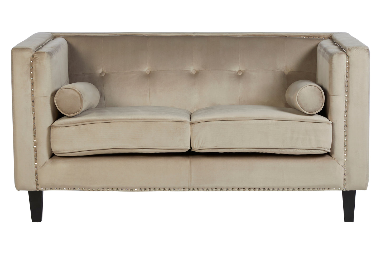 Felisa Upholstered Two Seater Velvet Sofa - NIXO Furniture.com