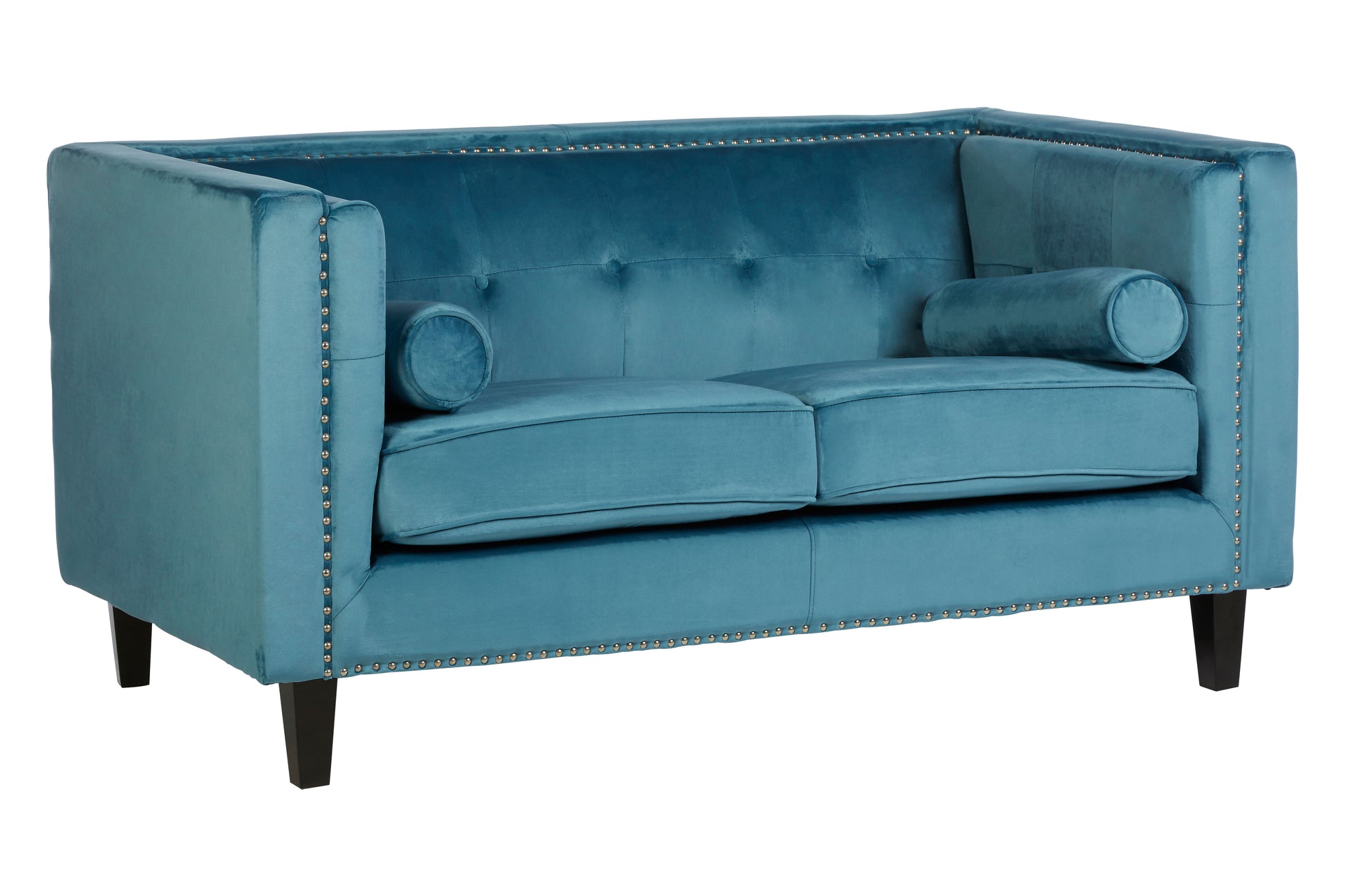 Felisa Upholstered Two Seater Velvet Sofa - NIXO Furniture.com