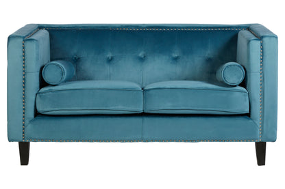 Felisa Upholstered Two Seater Velvet Sofa - NIXO Furniture.com