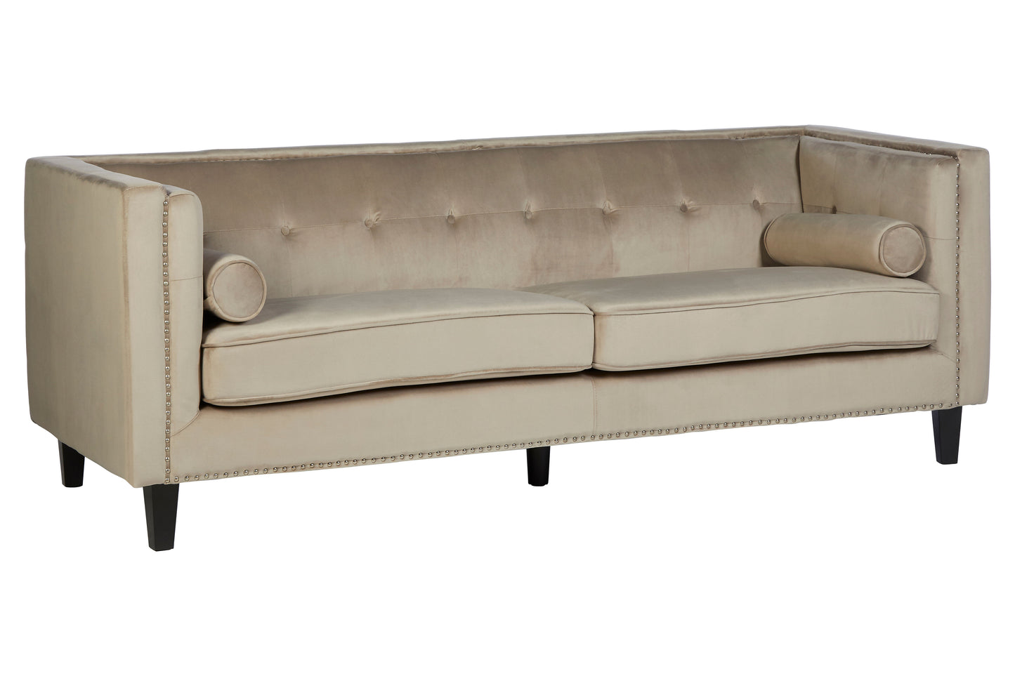 Felisa 3 Seat Velvet Sofa - NIXO Furniture.com