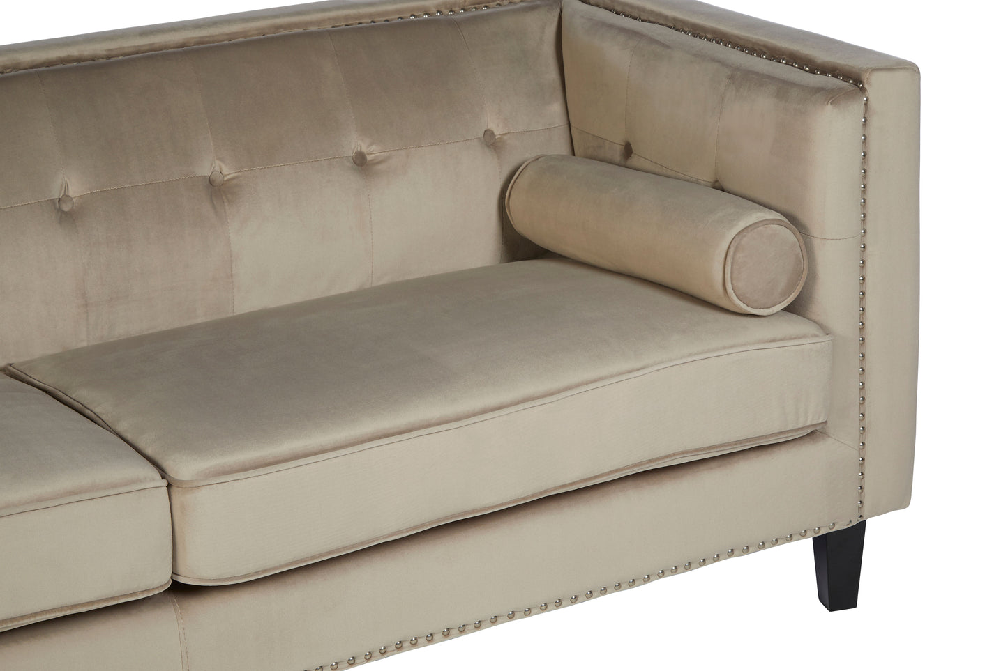 Felisa 3 Seat Velvet Sofa - NIXO Furniture.com