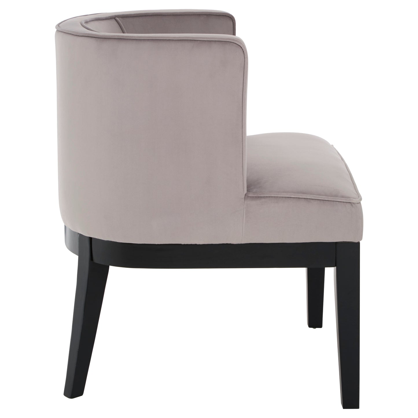 Daxton Velvet Rounded Chair - NIXO Furniture.com