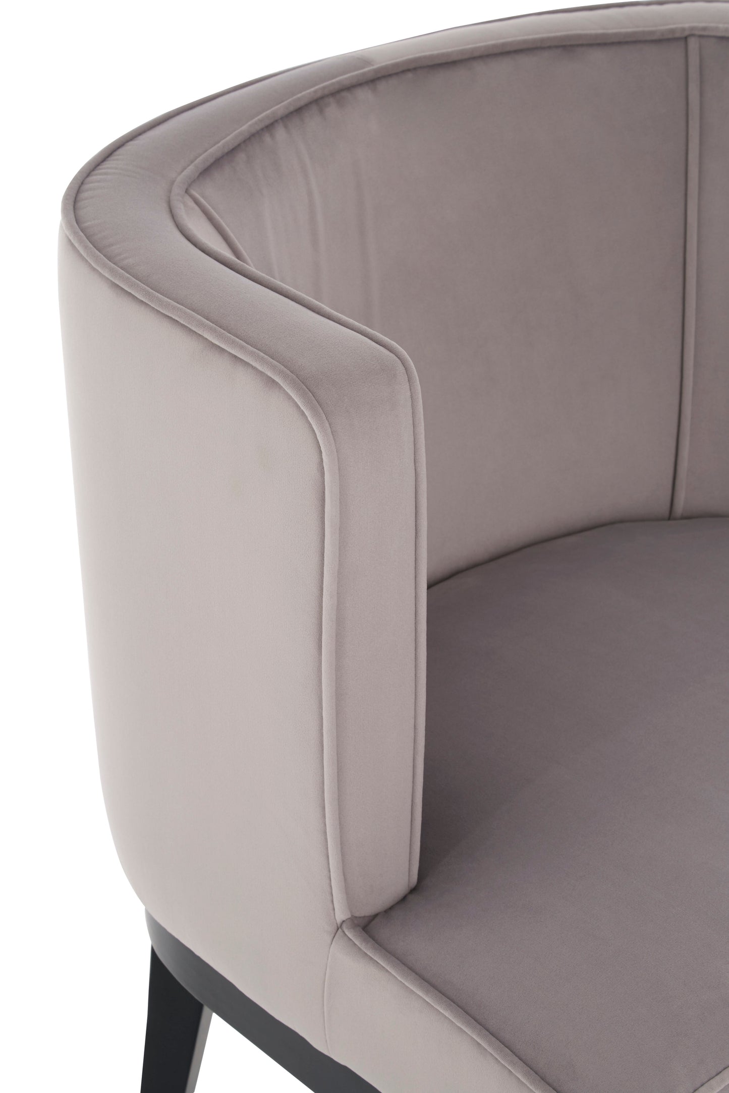 Daxton Velvet Rounded Chair - NIXO Furniture.com