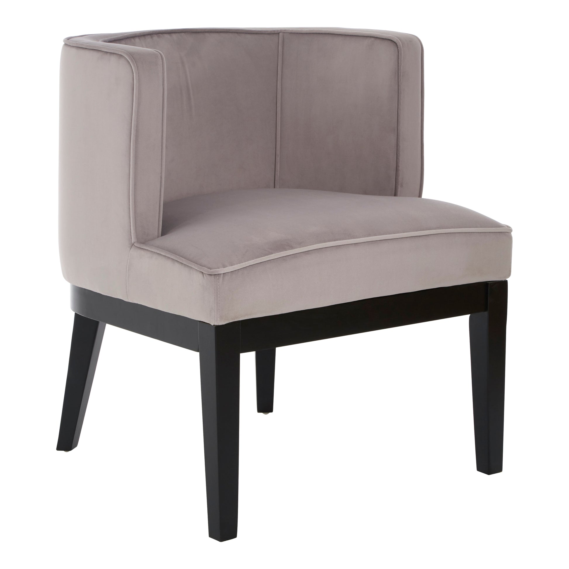 Daxton Velvet Rounded Chair - NIXO Furniture.com