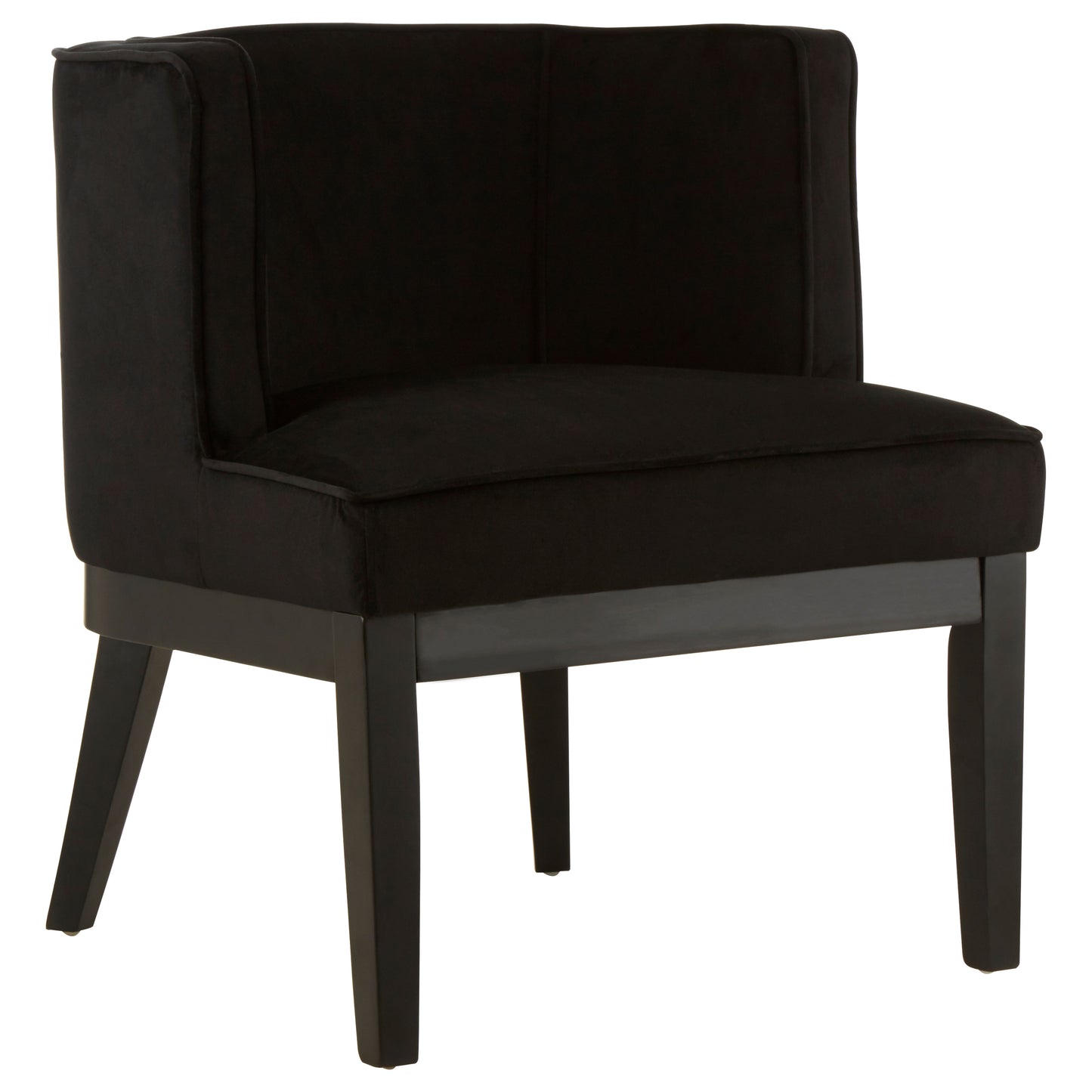 Daxton Velvet Rounded Chair - NIXO Furniture.com