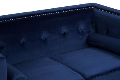 Felisa Upholstered Two Seater Velvet Sofa - NIXO Furniture.com