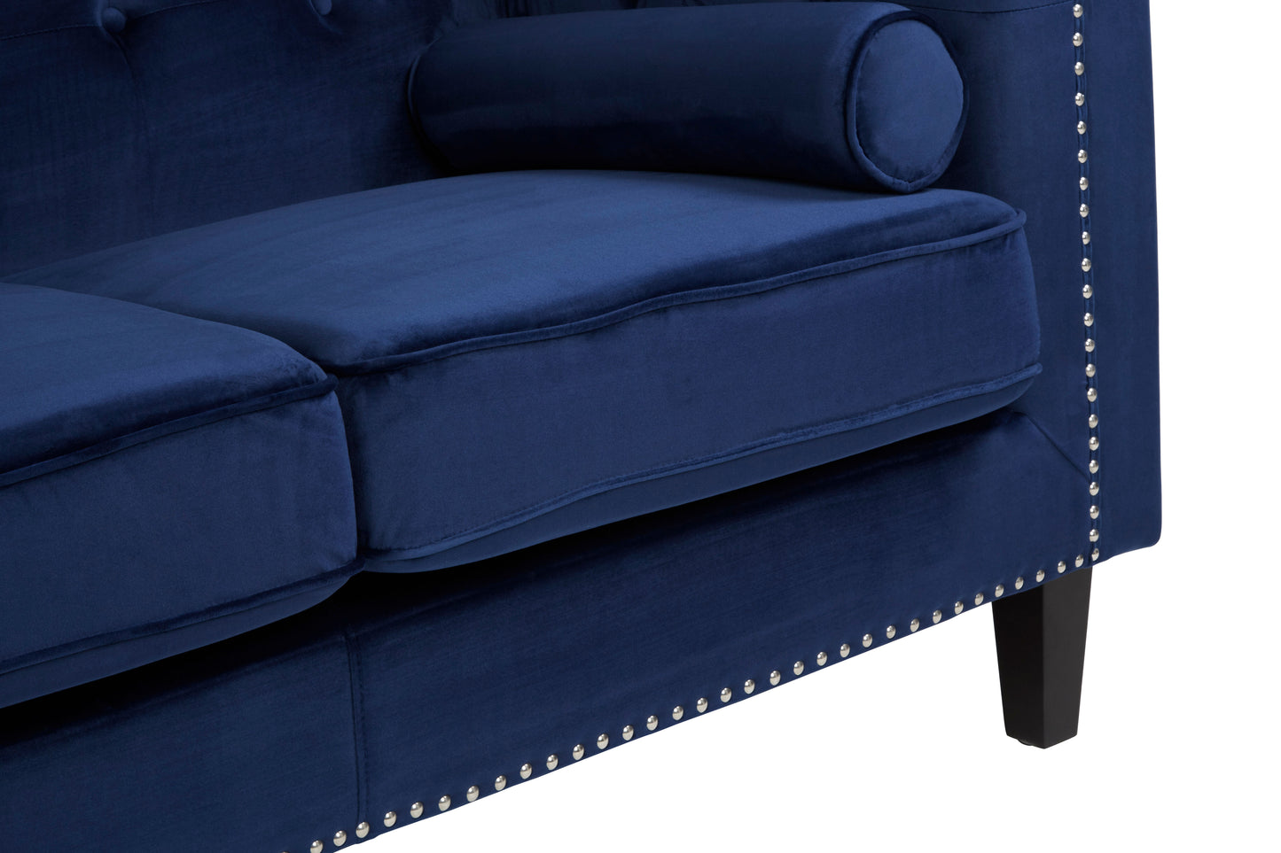 Felisa Upholstered Two Seater Velvet Sofa - NIXO Furniture.com