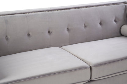 Felisa 3 Seat Velvet Sofa - NIXO Furniture.com