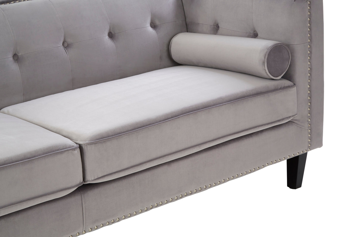 Felisa 3 Seat Velvet Sofa - NIXO Furniture.com