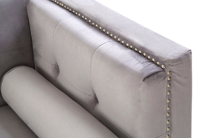 Felisa 3 Seat Velvet Sofa - NIXO Furniture.com