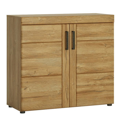 Cortina 2 Door Cabinet in Grandson Oak - NIXO Furniture.com