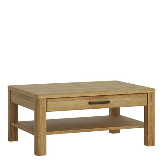 Cortina 1 Drawer Coffee Table in Grandson Oak - NIXO Furniture.com