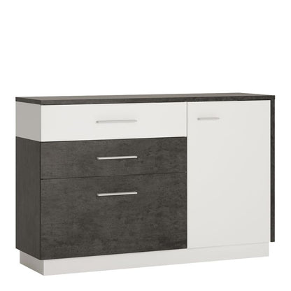 Zingaro 1 Door 2 Drawer 1 Compartment Sideboard - NIXO Furniture.com