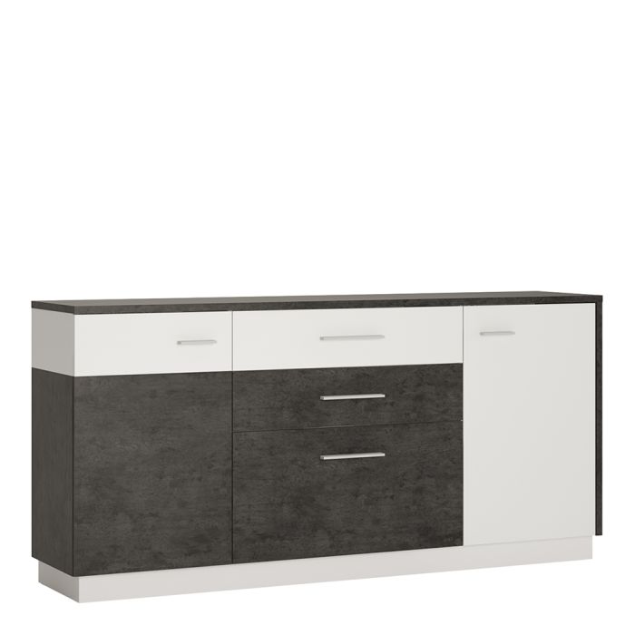 Zingaro 2 Door 2 Drawer 1 Compartment Sideboard - NIXO Furniture.com