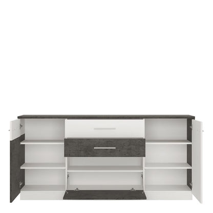 Zingaro 2 Door 2 Drawer 1 Compartment Sideboard - NIXO Furniture.com