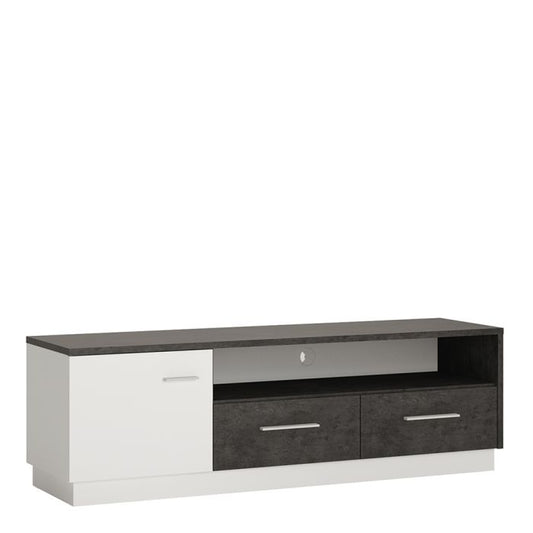 Zingaro 1 Door 2 Drawer Wide TV Cabinet - NIXO Furniture.com