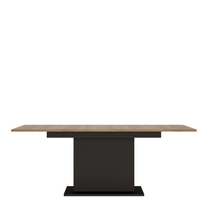 Brolo Extending Dining Table 160-200cm in Walnut and Dark Panel Finish - NIXO Furniture.com