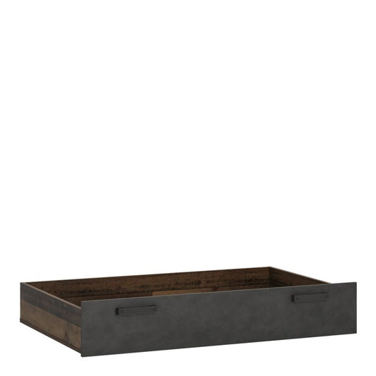 Brooklyn Underbed Drawer in Walnut and Dark Matera Grey - NIXO Furniture.com