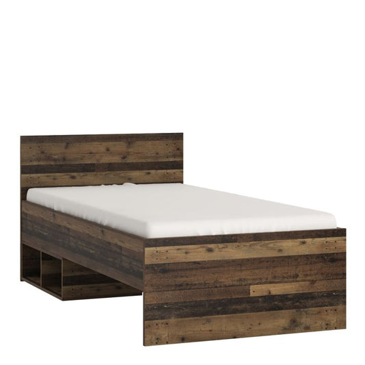 Brooklyn Single Bed 90cm in Walnut - NIXO Furniture.com