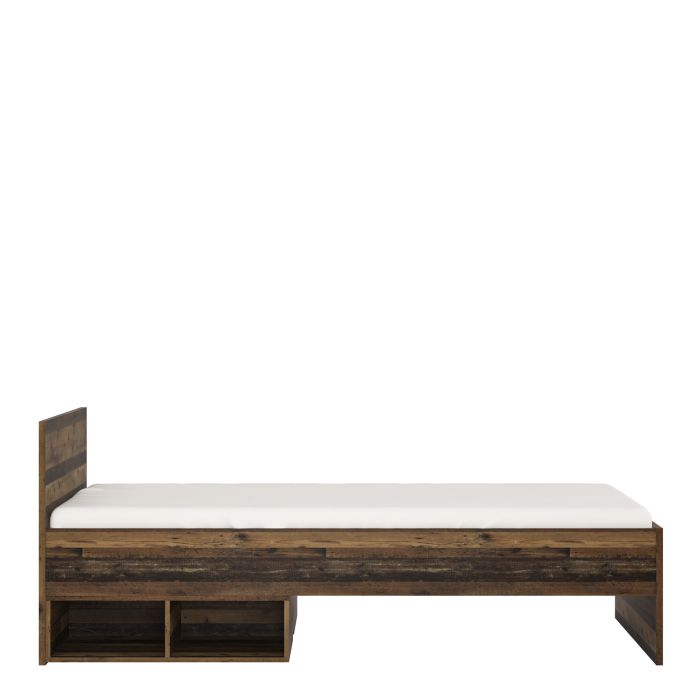 Brooklyn Single Bed 90cm in Walnut - NIXO Furniture.com