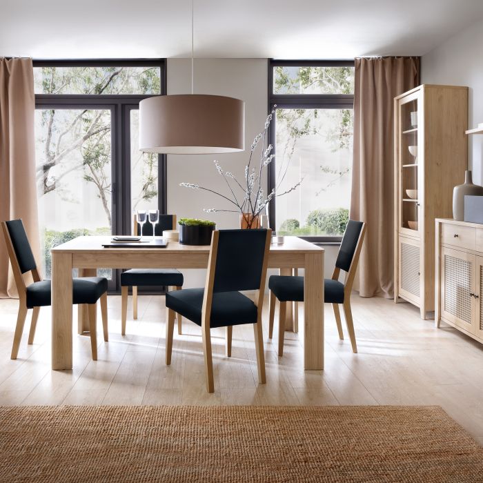 Cestino Extending Dining Table 160-200cm In Jackson Hickory Oak - NIXO Furniture.com