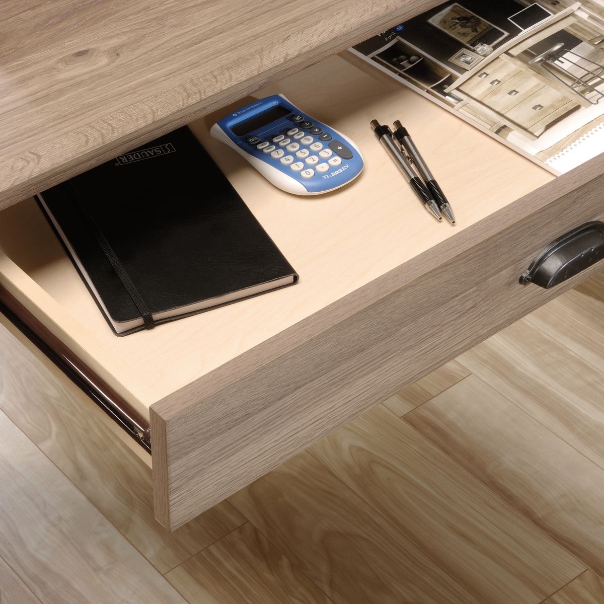 Barrister Home L-shaped Desk - NIXO Furniture.com