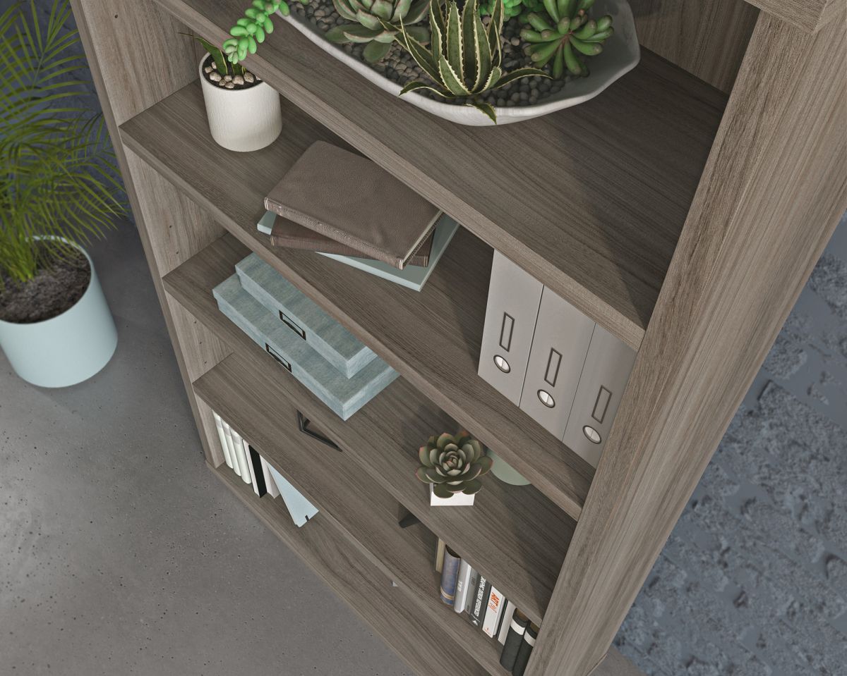 Affiliate 5 Shelf Bookcase - NIXO Furniture.com