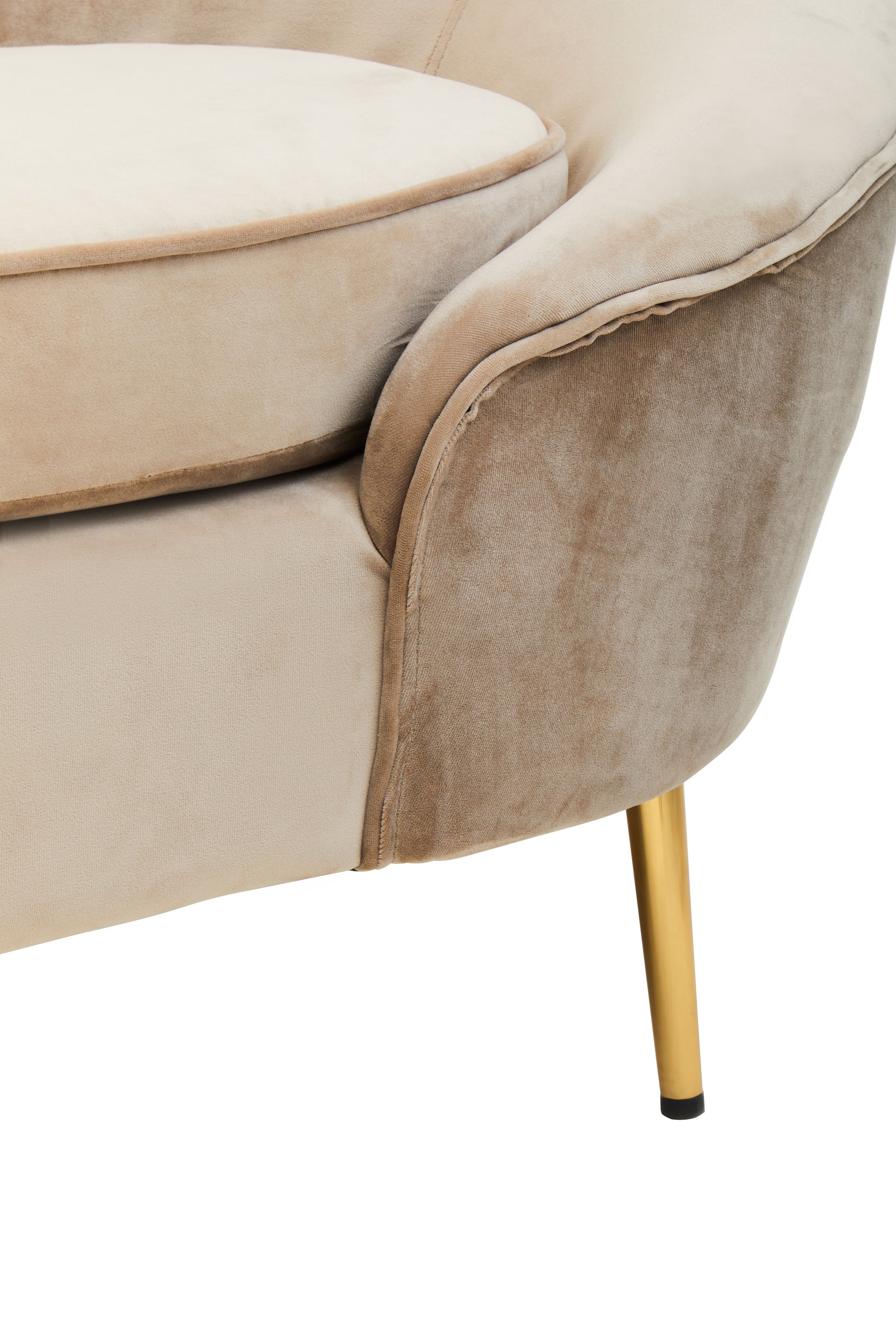 Yasmeen 3 Seat Velvet Sofa - NIXO Furniture.com