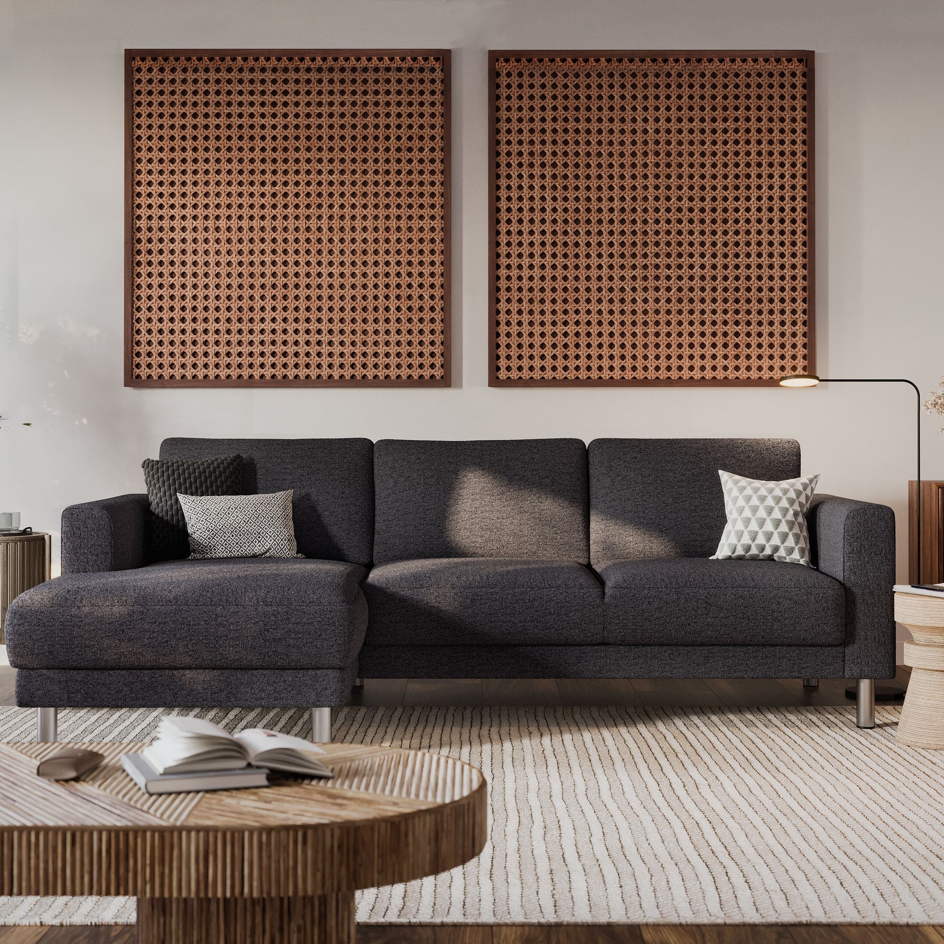 Cleveland Chaiselongue Sofa in Nova - NIXO Furniture.com