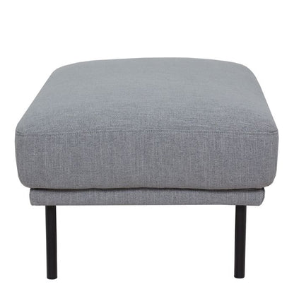 Larvik Footstool, Black Legs - NIXO Furniture.com