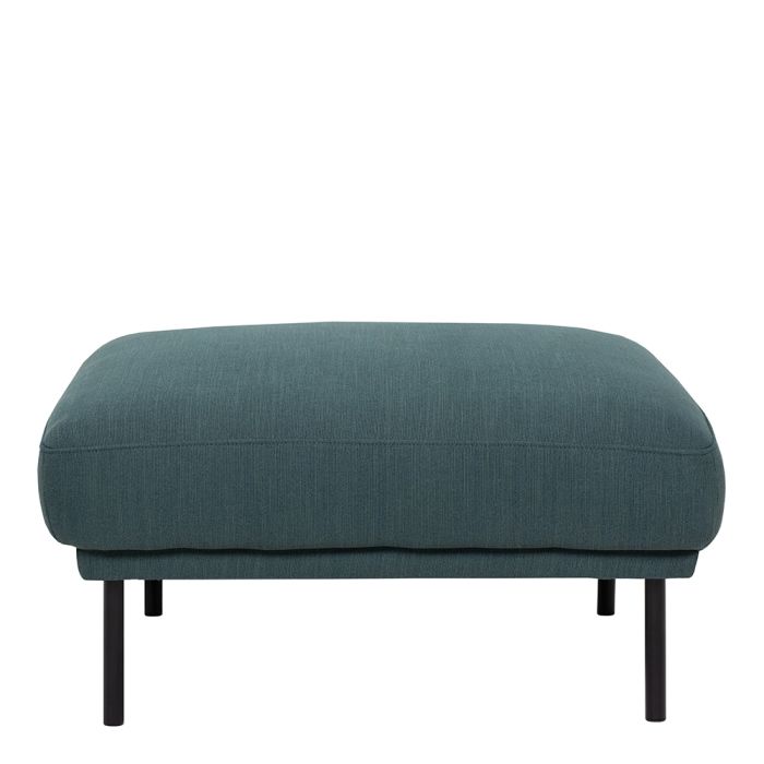 Larvik Footstool, Black Legs - NIXO Furniture.com