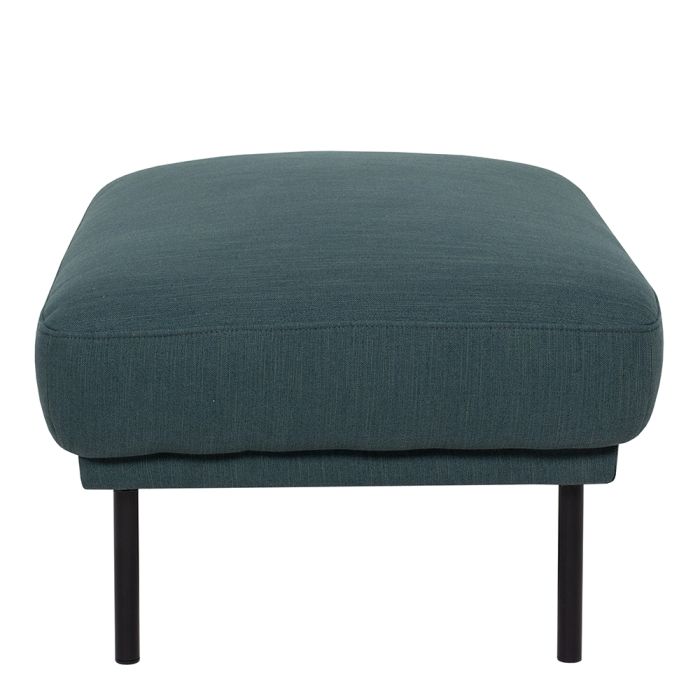 Larvik Footstool, Black Legs - NIXO Furniture.com